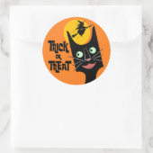 Trick or treat Halloween Cat Sticker (Tas)