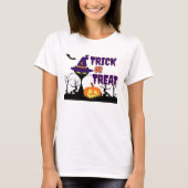 Trick or Treat - Halloween Cat - Woman's T-Shirt (Voorkant)