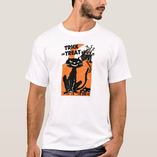 trick or treat Halloween Cats  Shirt (Voorkant)