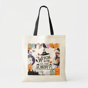 Trick or treat Halloween Celebration Canvas tas