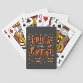Trick or treat Halloween Classic speelkaarten (Achterkant)