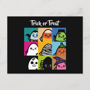 Trick or treat - Halloween - Creepy Eggs-serie Uitnodiging Briefkaart