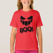 Trick or treat Halloween Creepy Funny Face T-Shir T-shirt (Voorkant)