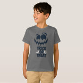 Trick or treat Halloween Creepy Funny Face T-shirt (Voorkant volledig)
