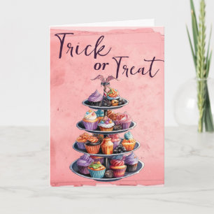 Trick or treat Halloween Cupcakes Desert Kaart