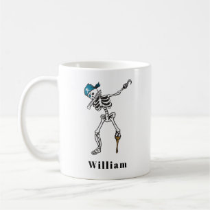 Trick or Treat Halloween Dabbing Piraat Aangepast Koffiemok