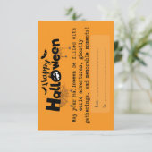 Trick or treat Halloween dag Bedankkaart (Staand voorkant)