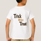 Trick or treat Halloween Design – Spooky & Fun Gif T-shirt (Achterkant)
