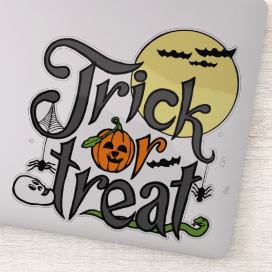 trick or treat | Halloween design Sticker (Detail)
