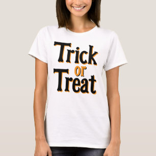 Trick or treat Halloween design T-shirt