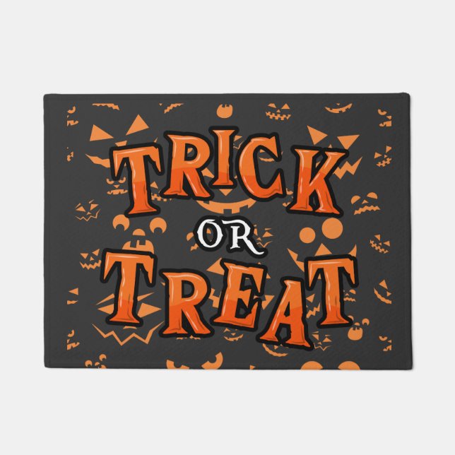 Trick or treat Halloween Deurmats Deurmat (Voorkant)