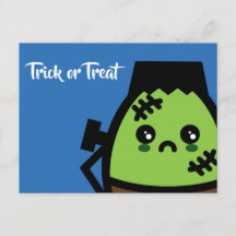 Trick or treat - Halloween - Egg Frankenstein
