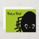 Trick or treat - Halloween - Eispin Uitnodiging Briefkaart (Voorkant / Achterkant)