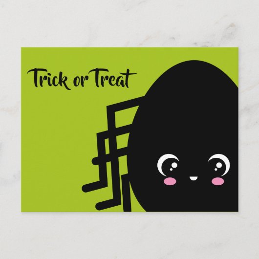 Trick or treat - Halloween - Eispin Uitnodiging Briefkaart (Voorkant)