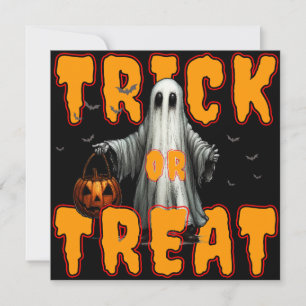 trick or treat halloween eng spooky geest pompoen kaart