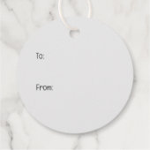 Trick or treat Halloween Engelse Bulldogs Pompoen Bedankjes Labels (Achterkant)