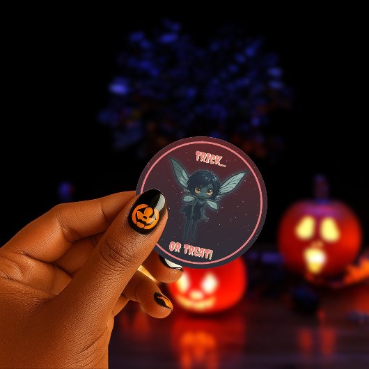 Trick-or-Treat Halloween Fairy Sticker