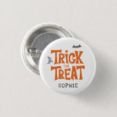 Trick or treat Halloween Family Matching Costume Ronde Button 3,2 Cm (Voorkant /achterkant)