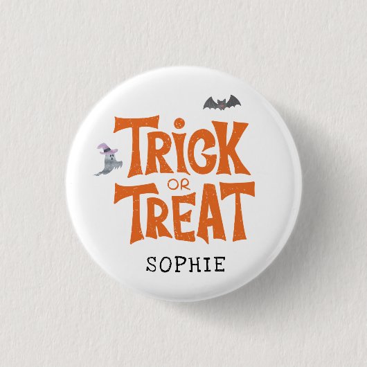 Trick or treat Halloween Family Matching Costume Ronde Button 3,2 Cm (Voorkant)