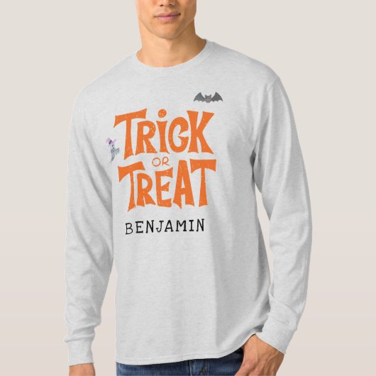 Trick or treat Halloween Family Matching Costume T-shirt (Voorkant)