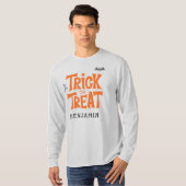 Trick or treat Halloween Family Matching Costume T-shirt (Voorkant volledig)