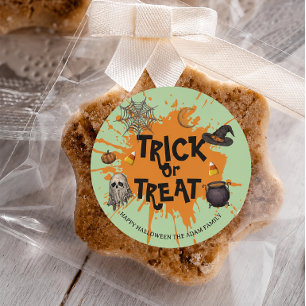 Trick or Treat Halloween Favor Zak Sticker
