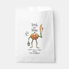 Trick or Treat Halloween Favor Zakken Bedankzakje