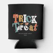 Trick Or Treat Halloween Feest Blikjeskoeler (Voorkant)