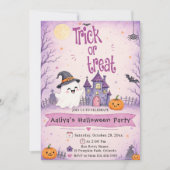 Trick or Treat Halloween-feest Kaart (Voorkant)