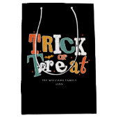 Trick Or Treat Halloween-feest Medium Cadeauzakje (Voorkant)