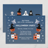 Trick or Treat Halloween-feest uitnodiging (Voorkant / Achterkant)