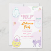 trick or treat Halloween Feesttijd Kaart (Voorkant)