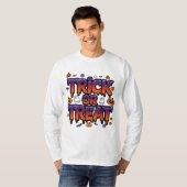 Trick or treat Halloween Fun T-shirt (Voorkant volledig)