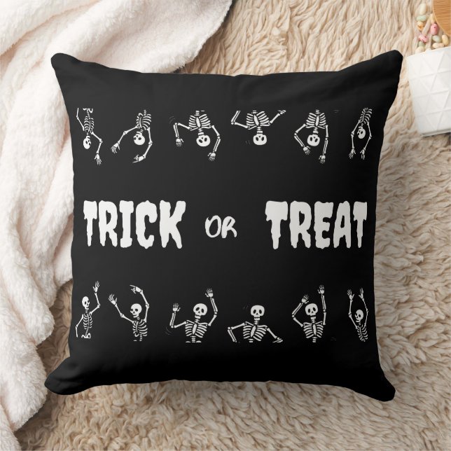 Trick or treat Halloween Funny Skulls Kussen (Deken)