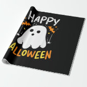 Trick Or Treat Halloween Geest Cadeaupapier (Uitgerold)