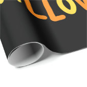 Trick Or Treat Halloween Geest Cadeaupapier (Rol Hoek)