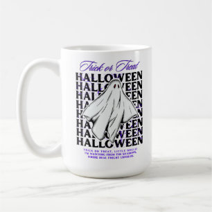 Trick Or Treat Halloween Geest Mok Schattig Grie