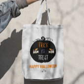 Trick or treat Halloween gepersonaliseerd Tote Bag