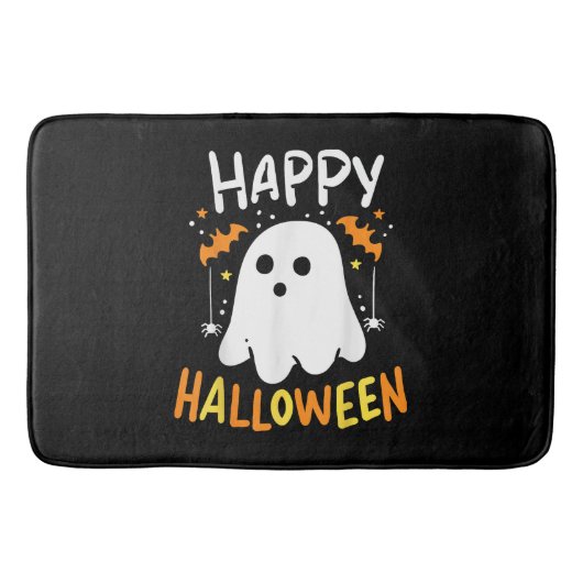 Trick or treat Halloween Ghost Badmat (Voorkant)