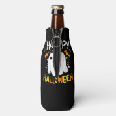 Trick or treat Halloween Ghost Flesjeskoeler (Fles Achterkant)
