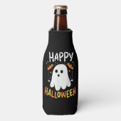 Trick or treat Halloween Ghost Flesjeskoeler (Fles Voorkant)