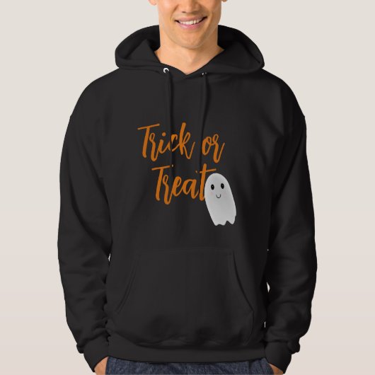 Trick or treat Halloween Ghost Hoodie (Voorkant)