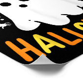 Trick or treat Halloween Ghost Poster (Hoek)