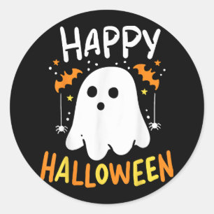 Trick or treat Halloween Ghost Ronde Sticker