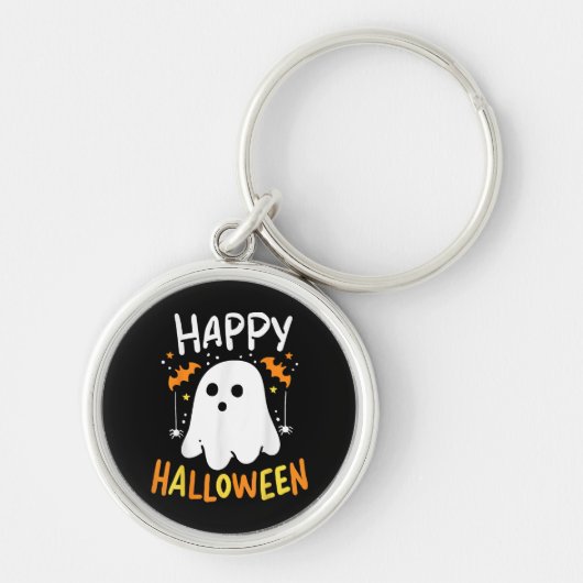 Trick or treat Halloween Ghost Sleutelhanger (Voorkant)