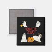 Trick or treat Halloween Ghosts Magneet (Voorkant / Achterkant)