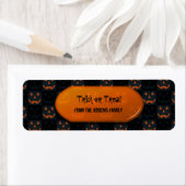 Trick or treat Halloween Gift Bag Etiket (Insitu)