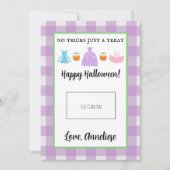 Trick or treat Halloween Gift Kaart Holder (Voorkant)