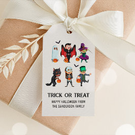 Trick or treat Halloween Gift Label Cadeaulabel