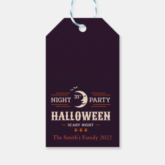 Trick or treat Halloween Gift Labels Cadeaulabel (Voorkant)